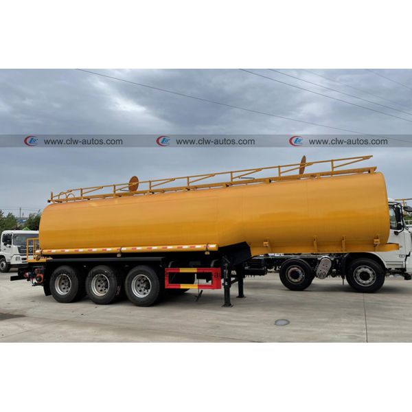 3 del árbol 45000L del tanque remolque semi para la entrega del agua potable