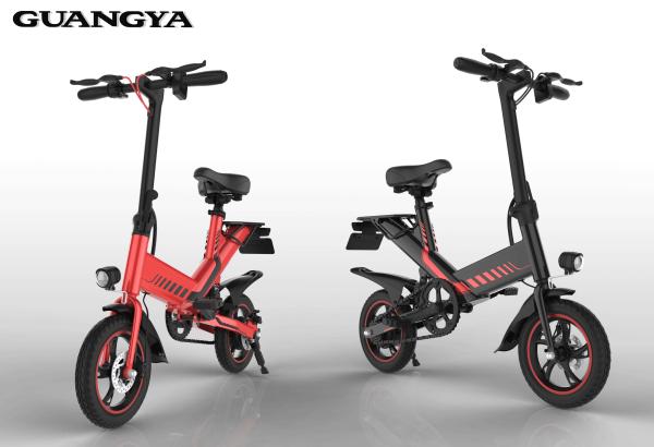 Multifunctional Aluminum Folding Electric Bike 14'' Mobile App Software Integration