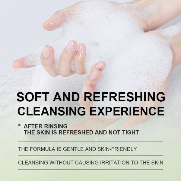 Quercetin PH Balanced Face Wash Cleanser Foam Oil Control Skin Lightening