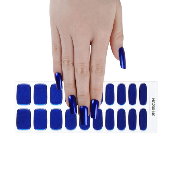 New Product semi-cured gel strips hot selling Chameleon Gel nail stickers
