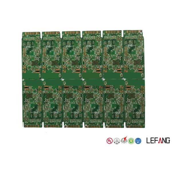 Durable 6 Layer PCB Board , Fr4 BGA White Silk Quick Turn Printed Circuit Boards