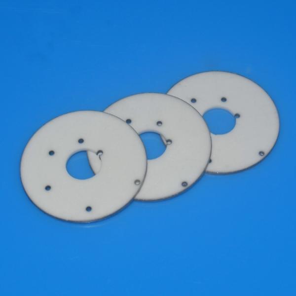 Industrial  Metallized Ceramic Insulator , Alumina Ceramic Spacer For Electrical Engineering