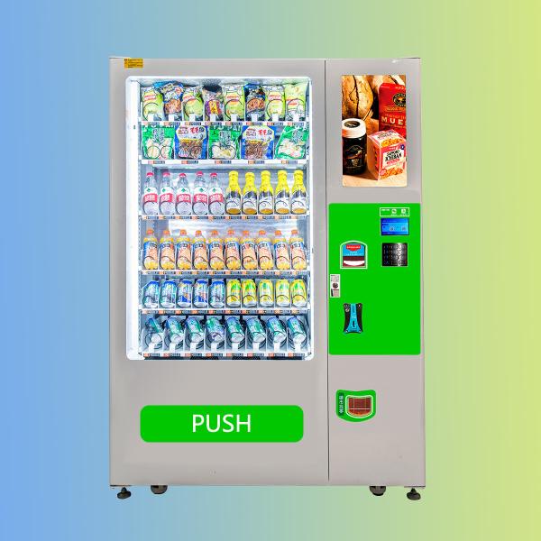 Self Service Sim Card Or Wifi Remote Control Vending Machine For Foods Snack And Drinks