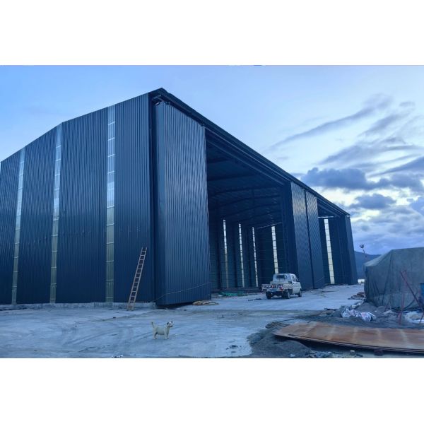 Q355B hot-rolled H-shaped steel steel structure industrial building portal steel frame warehouse
