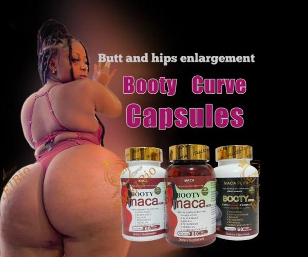 Booty Curve Butt Enlargement Capsules Butt And Hip Enlargement Organic Maca Capsules