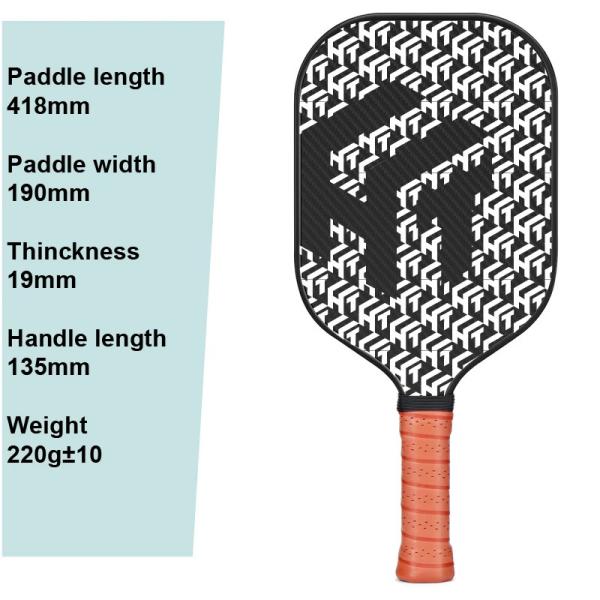 Améliorez vos performances avec une pagaie de pickleball en fibre de carbone thermoformée personnalisable