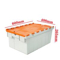 Pedido personalizado Contenedor de plástico de almacenamiento móvil con tapa de cerradura