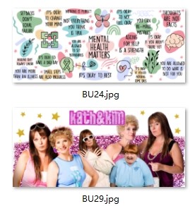 TUSHUN Easter Holiday UV DTF Tumbler Cup Wraps UV Resistant