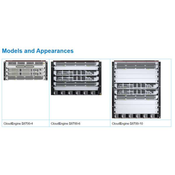 S8700-4 S8700-6 S8700-10 Huawei CloudEngine S8700 Series Campus Routing Switches