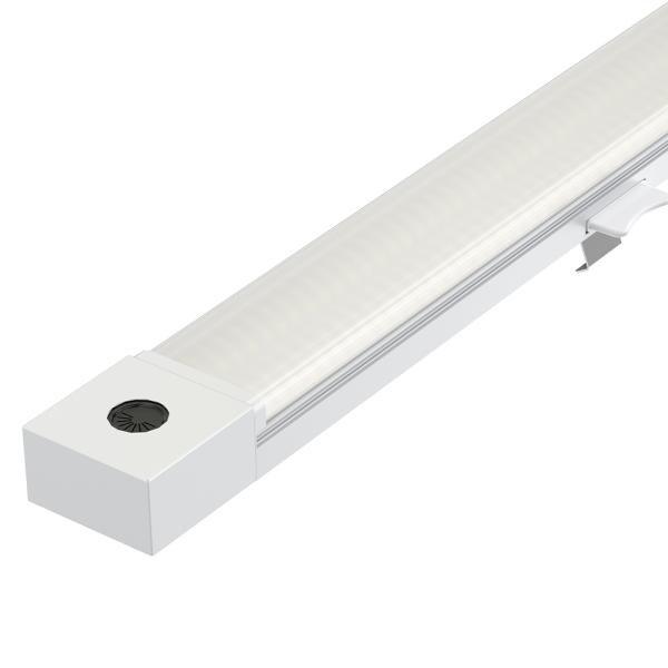 Office Warehouse Supermarket Linkable Led Batten Linear Lights Color Temperature 3000K/ 4000K/ 5000K/ 6000K/ CCT Changeable