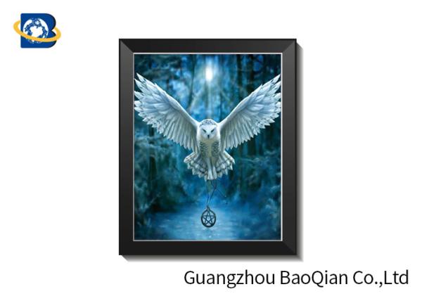 30 X 40 Cm 3D Lenticular Pictures With PS Frame / Custom Lenticular Printing