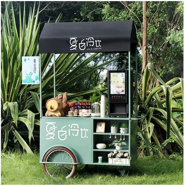 Stable Performance Galvanized Steel and Stainless Steel Tricycle for Food Delivery