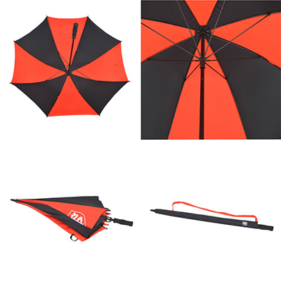 Small Promotional Golf Umbrella 120cm Diameter With Printed Logo