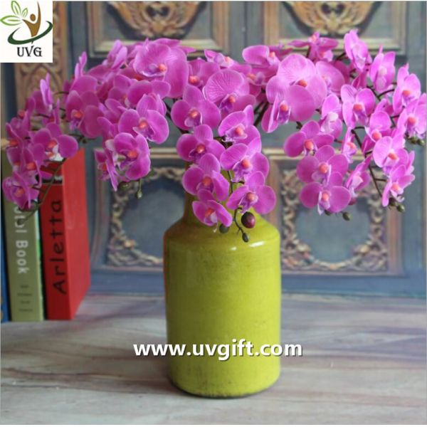 UVG Europe style artificial latex orchids import china silk flowers for party decoration