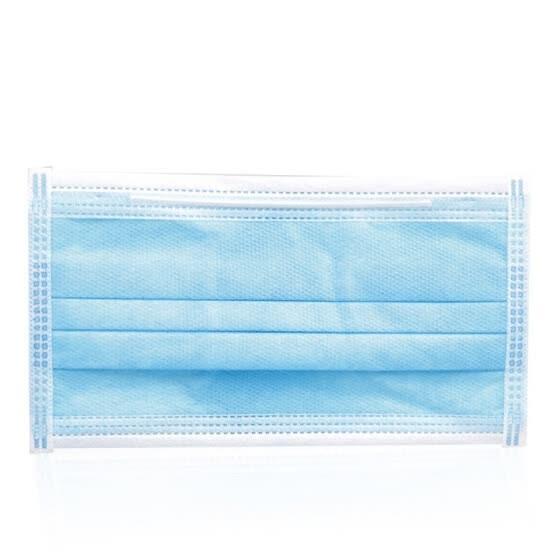 Biodegradable Earloop Medical Mask , 3 Ply Non Woven Face Mask Ultrasonic Welding