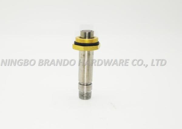 No Groove 430FR Movable Core/Mixed Material Solenoid Stem With Brass Pentagon Seat
