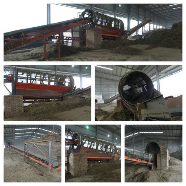 Stainless Steel Rotary Screen for Charcoal Powder Screening without Dust Contamination