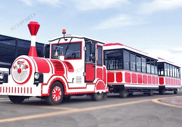 Amusement Park / Shopping Mall Tourist Train Rides 11.3m Long 3m Width