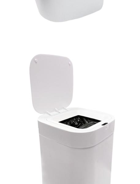 PP Trash Can Automatic Bag Eco Friendly White Plastic Garbage Bags For Self Sealing Trash Can