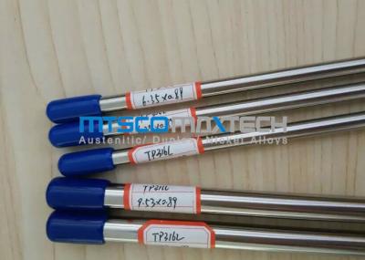 Tubulação hidráulica de ASTM A269 na indústria de petróleo e gás, TP316L 6,35 x 0,89 milímetros