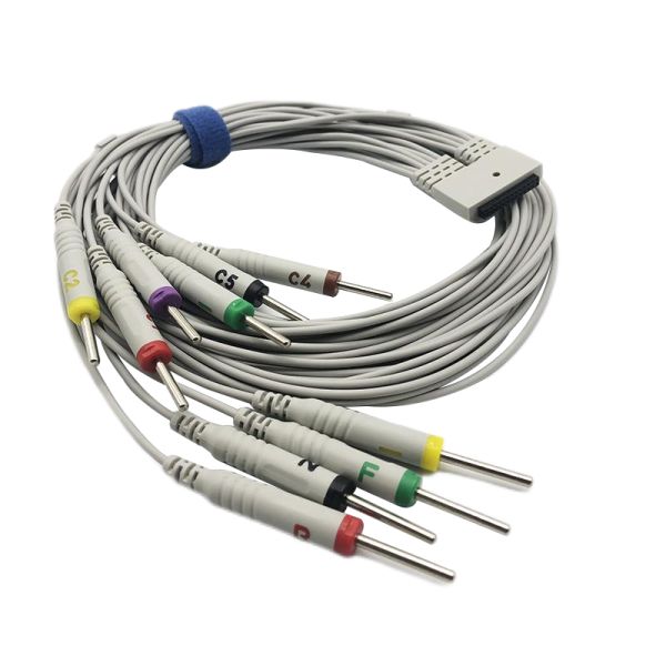 Medex 10leads ECG EKG Holter Cable 26pins DIN 3.0 For MECG-300 MECG-200