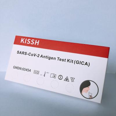 Jogo rápido KISSH do teste do antígeno da proteína rápida de Nucleocapsid da saliva