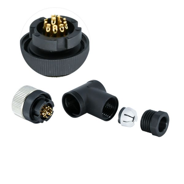 Мужской женский водоустойчивый соединитель серии Pin M5 M8 M9 M12 M16 m кабельного соединителя 3 до 17