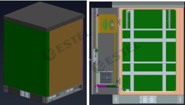 Шкафы и приложения SGCC 800×801×1150mm на открытом воздухе электрические
