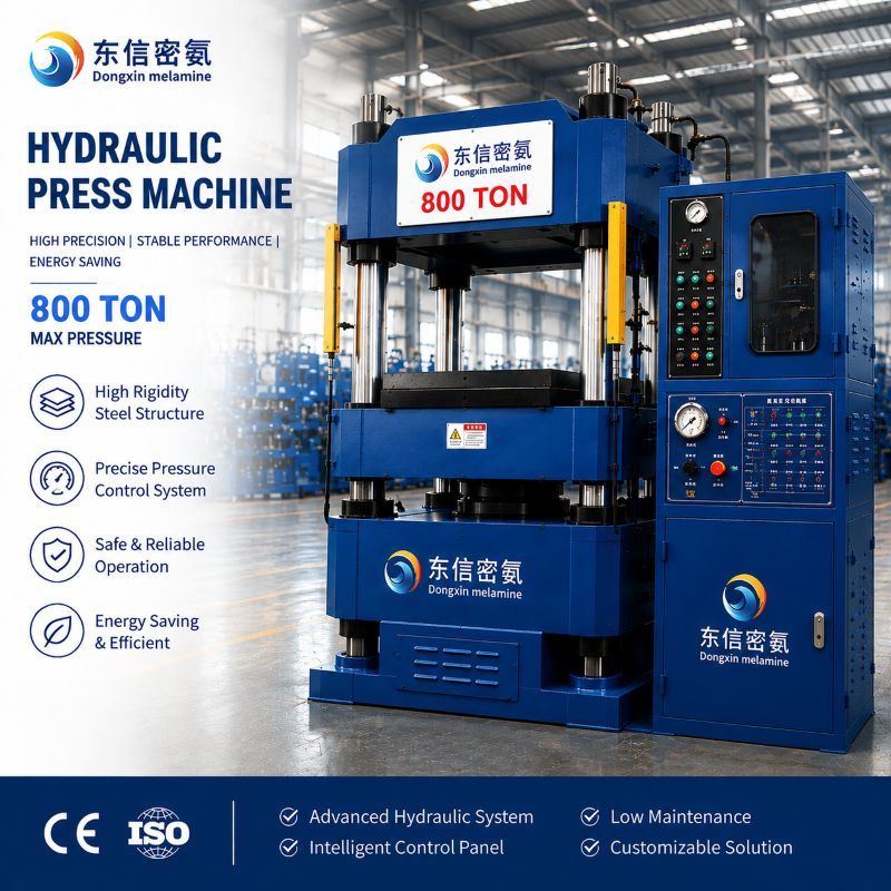 Melamine Tableware Production Hydraulic Press Machine Single color Cylinder diameter 450 Designed for Pressing Operations