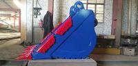 0.1cbm 48 material ancho de Rock Bucket Q355B del excavador de la pulgada