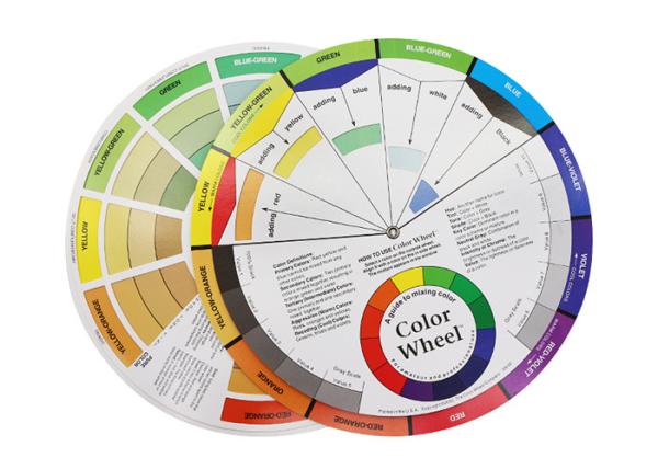 Tattoo Pigment Color Wheel Paper Card Equipment Supplies