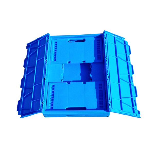plastic collapsible crate plastic stackable crates folding boxs with lids
