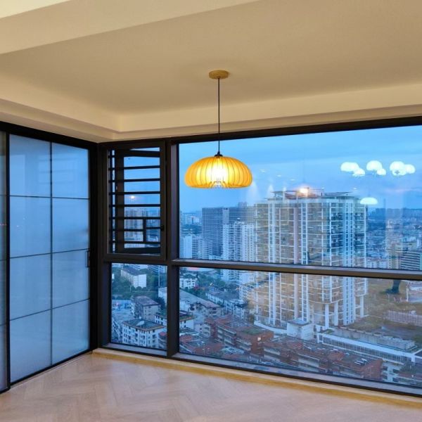 Double Glazed Aluminum Aluminium Inward Opening Casement Window with Stainless Steel Screen