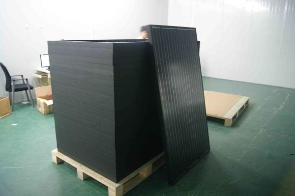 painéis solares de 300w 330w mono inteiramente pretos com backsheet preto do preto do quadro todo o preto
