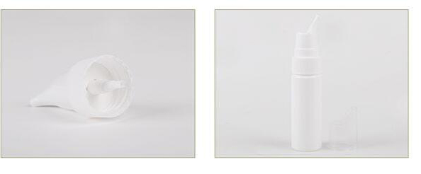 Plastic Medical HDPE Bottle Screw Sealing Type Nasal Rotation Spray Bottle