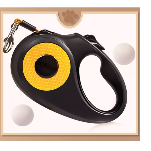 Quick Release Adjustable 5M 3M ABS Retractable Pet Leash with Rivet