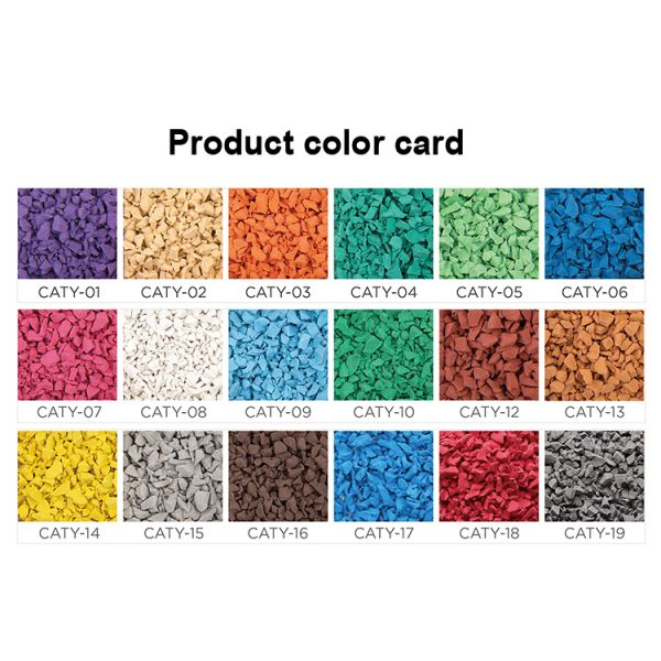 UV Resistant & Waterproof EPDM Rubber Tile for Outdoor Playground School and Sports Center