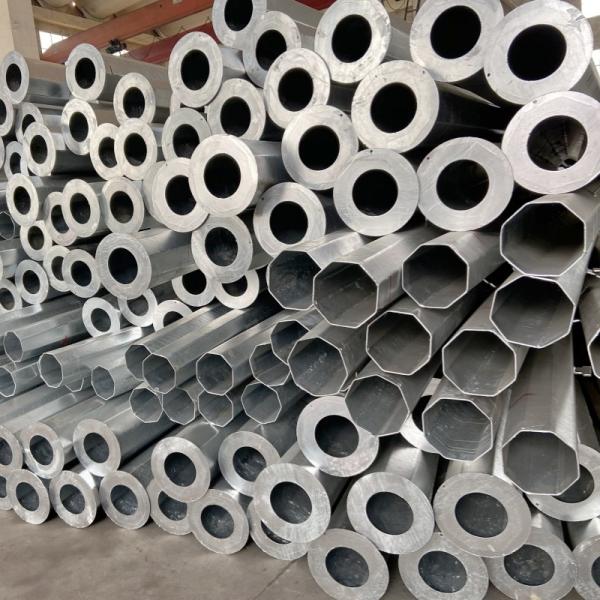 Meralco 9M Steel Electric Pole 2 Segments Galvanized Octagonal Steel Poles