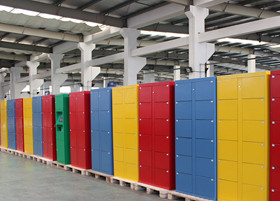 Smart Public Rental Airport Left Luggage Lockers ,  Card / Cash Payment System Market Metal Lockers