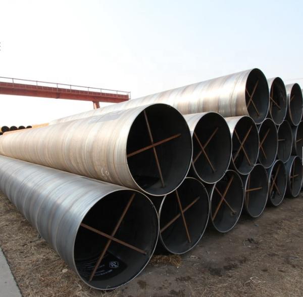 Ssaw Steel Pipe Ss Welded Pipe ASTM A252 Carbon Steel Welded Tube Spiral