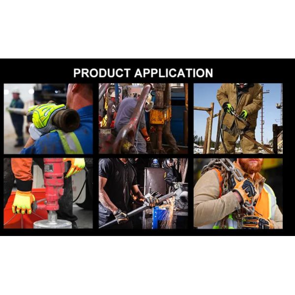 Heavy Oil And Chemical Resistant Insulation Cowhide Leather High Impact Reduction Oil field Working Cotton Palm Gloves