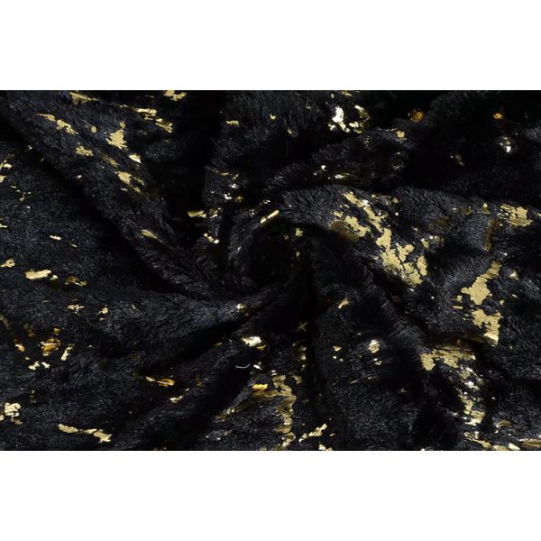 DDP Recycled Free Sample Cheap Wholesale PV Velvet Marble Style Knit White Polyester Hot Stamping Foil Fabric