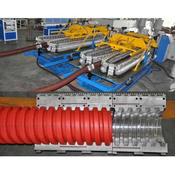ID63mm Water Cooling 18.5kw Spiral Pipe Production Line