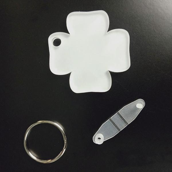 Custom Blank Sublimation Acrylic Keychain For Sublimation Printing