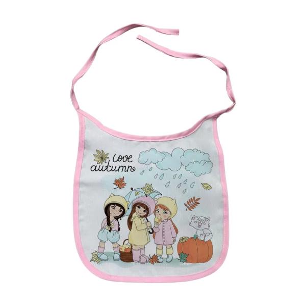 Custom Printing Logo Sublimation Baby Bib With Velcro Blanks