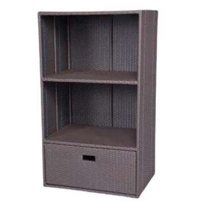 Beach furniture plastic rattan wicker waterproof hotel pool shower bath towel storage cabinets carts---8253
