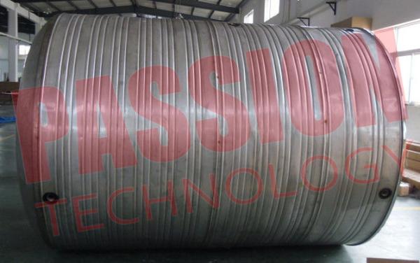 1000 litros tanque solar térmico do aquecedor de água, tubo de vácuo solar do tanque de água quente
