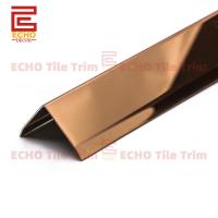 Longueur 2-3m/Touche personnalisée en acier inoxydable extérieur Trim Ss Corner Molding avec faible entretien