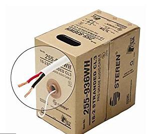 Audio Speaker Cable 14 AWG 2 Core Stranded OFC CM Rated PVC for Amplifier
