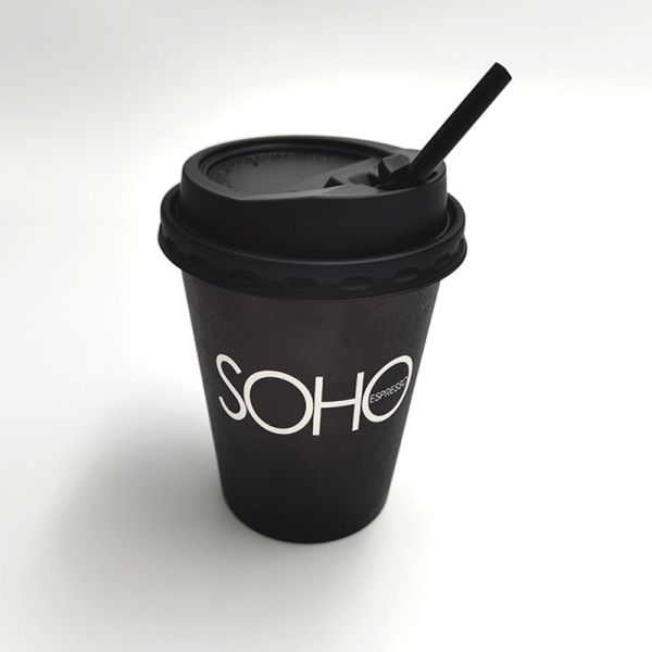 Hot Paper Cup Sleeve Custom Paper Coffee Cup with Logo Coffee Paper Cups Simple Style